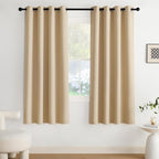 NICETOWN Blackout Curtains Grommet 2 Panels 72 Inches Long, Biscotti Beige by NICETOWN