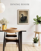 VIYYIEA Framed Wall Art for Living Room, Elegant Black Swan Canvas Prints - Image 3