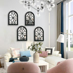 ZEXUIRU 4 Set. Rustic Wall Mirrors - Image 4