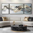 Extra Large Framed Modern Luxury Abstract Wall Art by Cuspin