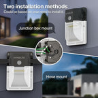 HYPERLITE LED Wall Pack 30W: 3600lm 5000K Daylight 120Vac LED Porch Lights - Image 9