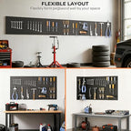 INCLY 4 Pack Peg Board, Peg Board Panels - Image 6