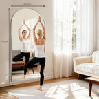Oversized Full Body Mirror 30x71 inch Arched Full Length Mirror - Image 6