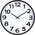Large Wall Clock 16 Inch Silent Non-Ticking Modern Big Number Wall Clocks by HorizentWallClock