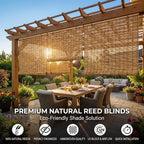 Bamboo Blinds for Interior Windows, Custom Bamboo Shades for Indoor Windows - Image 2