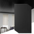 Giantex 12 Pack Fluted PVC Wall Panels, Glue Up or Drop Ceiling Panel, by Giantex