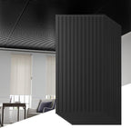 Giantex 12 Pack Fluted PVC Wall Panels, Glue Up or Drop Ceiling Panel, by Giantex