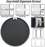 SCWF-GZ 20" Round Mirror Circle Wall Mounted Hanging or Against Wall Metal - Image 4