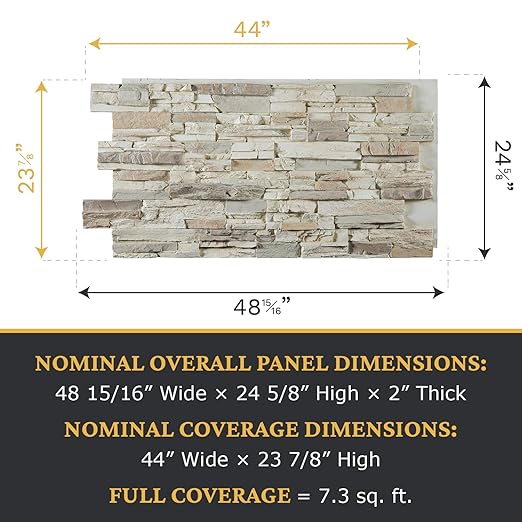 AZ Faux High-Density Polyurethane Faux Stone Wall Covering Panels - Image 3