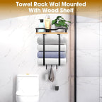 Towel Racks for Bathroom, Wall Mounted Towel Rack for Bathroom, Wall Towel Rack - Image 6