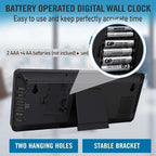 TXL 14.2"" Large Digital Wall Clock Battery Operated, Digital Clock Large - Image 3
