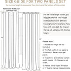 100% Blackout Shield Dark Brown Linen Blackout Curtains - Image 7