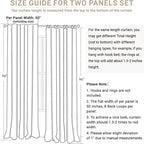 100% Blackout Shield Linen Blackout Curtains - Image 7