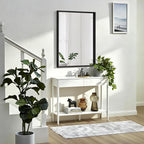 AAZZKANG Black Framed Mirror Large 26"x18" Rectangle Metal Mirrors - Image 7