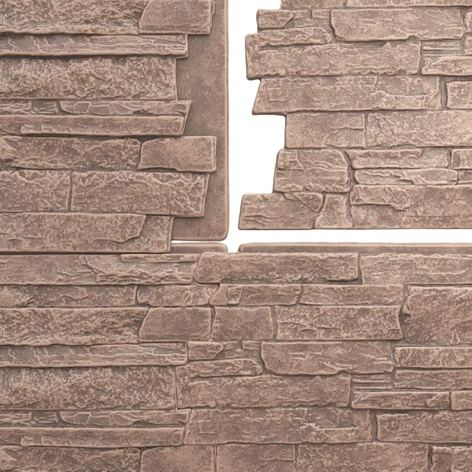 EverStone Acadia Ledge Faux Stone Panel, North Hill Color - Image 9