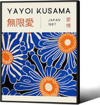 Yayoi Kusama Print Vintage Japanese Wall Art Abstract Yayoi Kusama Poster by Unknown