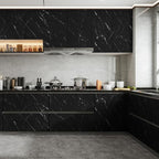 Abyssaly Black Marble Contact Paper Peel and Stick Countertops Waterproof Matte - Image 2
