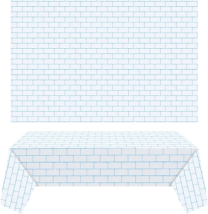 Chuangdi 2pcs 4.5 x 9 Feet Brick Wallpaper Peel and Stick Backdrop Tablecloth by Chuangdi
