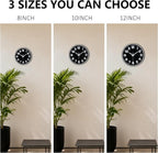 Wall Clock, 8inch Modern Silent Non-Ticking Wall Clocks Battery Operated - Image 9
