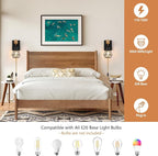 Lomoky Farmhouse Wood Wall Sconces - Image 3