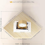 JJL Corner Shelving, Easy-to-Assemble, Floating Shelf - Image 3