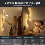 Battery Operated Wall Sconces Set of Two, 10000mAh Rechargeable Modern Wall - Image 3