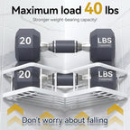 YASONIC Shower Caddy Corner, No Drilling Shower Organizer Corner - Image 4
