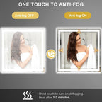 Memobarco LED Bathroom Mirror 24"x 24" - Image 6