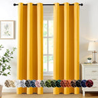 MIULEE Blackout Curtains for Bedroom Living Room 2 Panels, Thermal Insulated by MIULEE