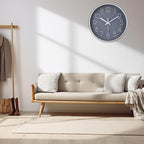 jomparis Wall Clock 12 Inch Non-Ticking Silent Battery Operated Round Wall - Image 6