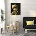 1 KINGO Van Gogh Canvas Wall Art: Skull of a Skeleton - Image 3