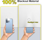 FADOTY Blackout Curtains for Bedroom, Portable 100% Black Out Window Cover Film - Image 3