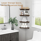 Forbena Large Corner Floating Shelves - Image 4