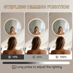 20 Inch Round LED Bathroom Mirror - Image 4