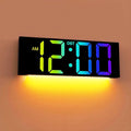JALL 12'' Large Digital Wall Clock, Big LED Number Dispaly, RGB Colors by JALL
