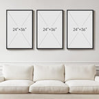 Framed Abstract Coastal Wall Art - Image 3