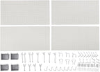 Amazon Basics Rectangular Metal Pegboard Wall Organizer, Tool Storage - Image 7