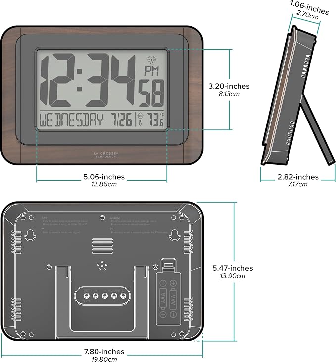 La Crosse Technology 513-17907-INT Digital Atomic Clock - Image 4