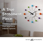 Infinity Instruments LTD. Orb Spoke Starburst Wall Clock - Image 6