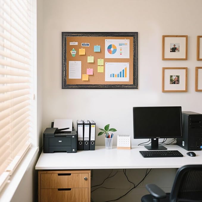 Cork Board Bulletin Board - Image 8