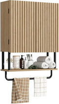 RUSTOWN Fluted Bathroom Wall Cabinet by RUSTOWN
