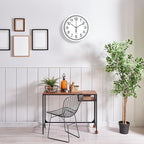 Silent Wall Clock Non Ticking, 6 Inch Wall Clocks Battery Operated, Small - Image 3
