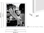 Poster Master Sexy Legs on Classic Car Poster - Image 3