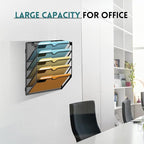 SUPEASY 5 Tier Wall File Organizer, Hanging Wall Mounted Mail Organizer - Image 5
