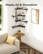 AMADA HOMEFURNISHING Corner Floating Shelves, Shelves - Image 7