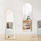 Sweetcrispy 59"x16" Arched Full Length Mirror, Leaning or Standing Full Body - Image 8