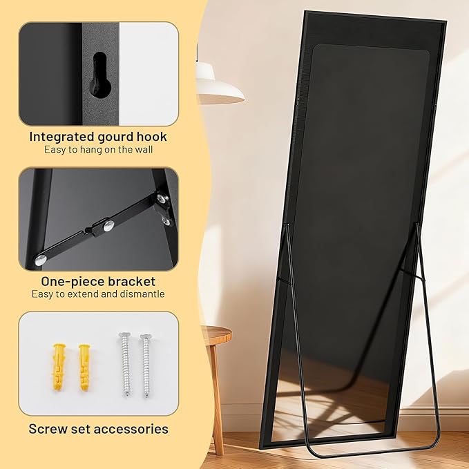Simple Deluxe Full Length Mirror, - Image 5