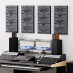 TONOR 4-Pack Acoustic Wood Wall Panels, 23.6” * 11.8” * 1.9” 3D Self-adhesive - Image 8