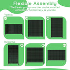 MTART Metal Privacy Screen 72" H x 47.2" Decorative Outdoor Privacy Screen - Image 5