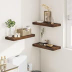 Vivelove 12" Deep Floating Shelves Over Toilet, Farmhouse Rustic Shelves - Image 8